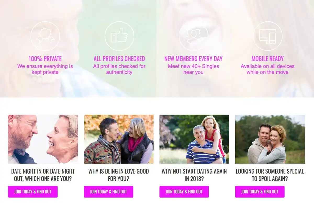 MatureFreeAndSingle Senior Dating Site